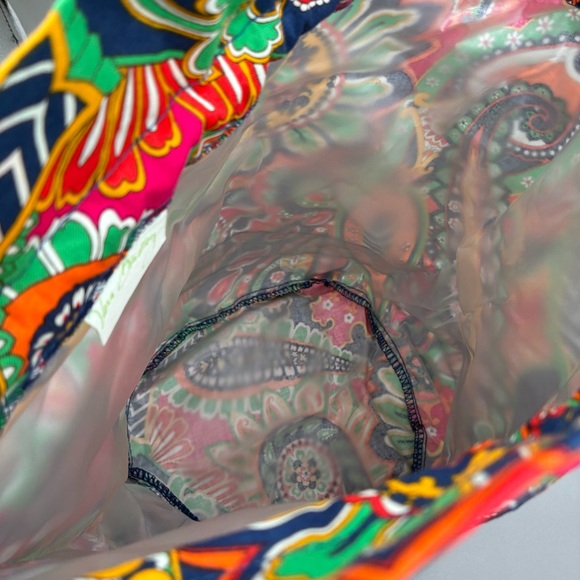 Vera Bradley Ditty Venetian Paisley Multicolor Water Resistant Travel Toiletry - Picture 8 of 9